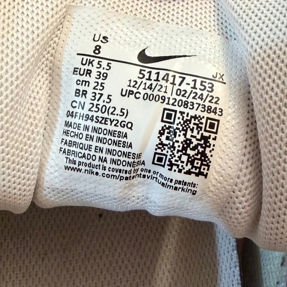 Nike Air Max LTD 3 White/Purple Sneakers - Picture 5 of 5